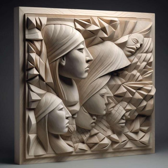 نموذج ثلاثي الأبعاد لآلة CNC 3D Art 